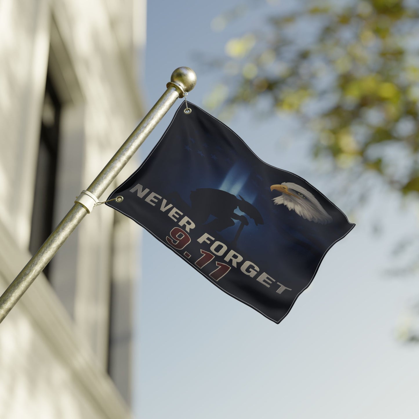 9/11 Tribute Flag Collection Firefighter Double-Sided Flag, Memorial Day Decoration, Veteran's Tribute, Home or Office Display, 9/11 Remembrance, USA Flag
