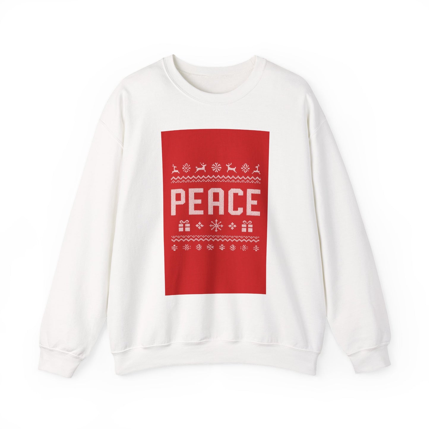 Peace Holiday Crewneck Sweatshirt