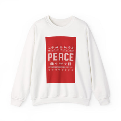 Peace Holiday Crewneck Sweatshirt