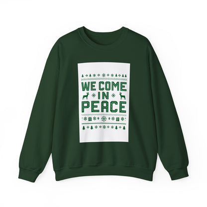 Holiday Unisex Crewneck Sweatshirt - 'We Come in Peace'