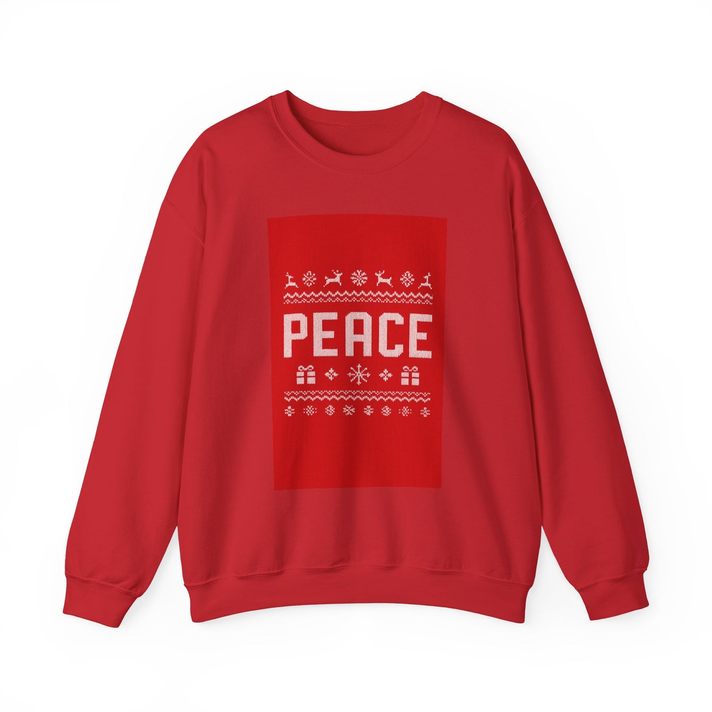 Peace Holiday Crewneck Sweatshirt