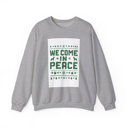 Holiday Unisex Crewneck Sweatshirt - 'We Come in Peace'