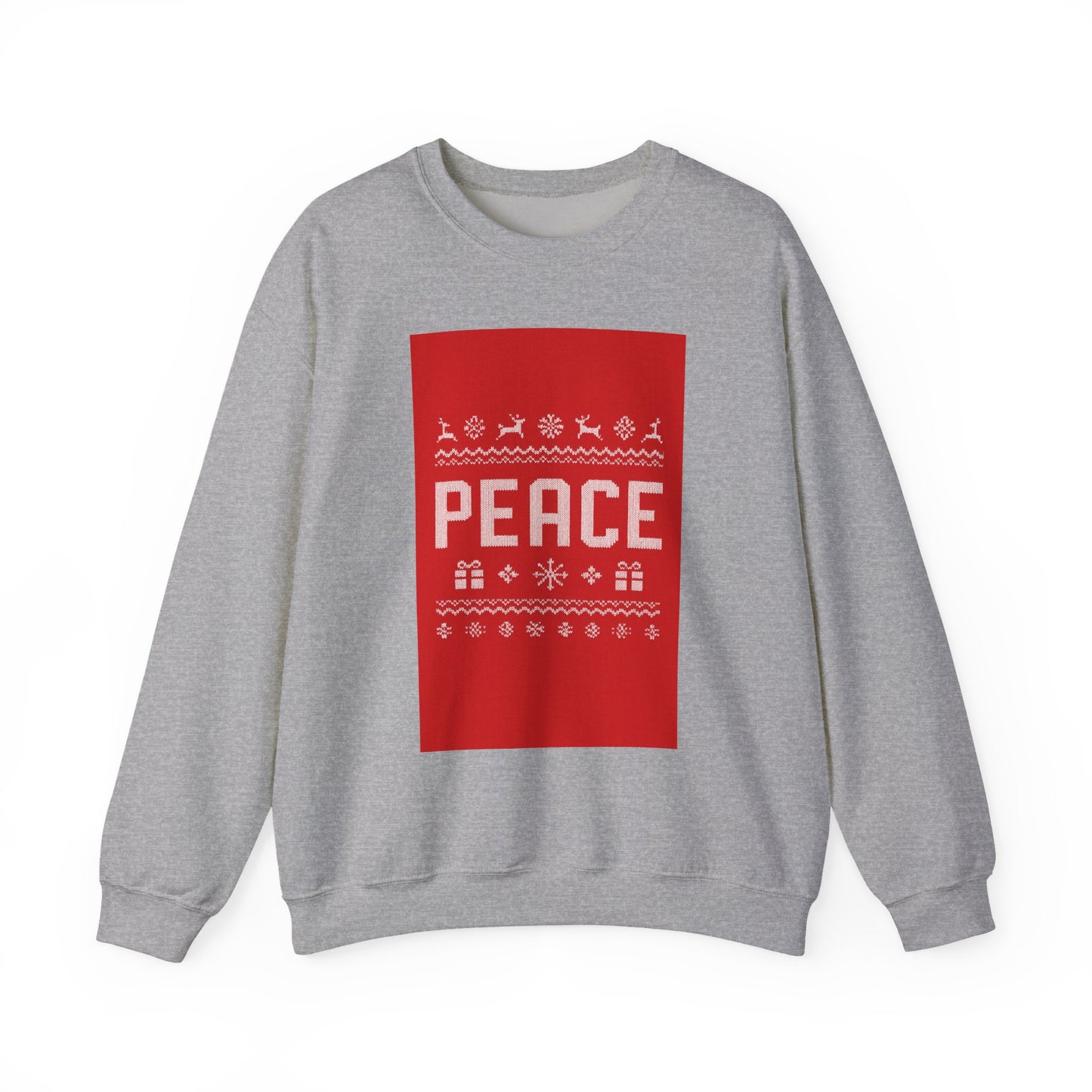 Peace Holiday Crewneck Sweatshirt