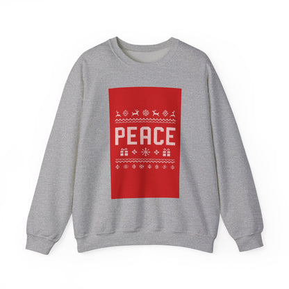 Peace Holiday Crewneck Sweatshirt