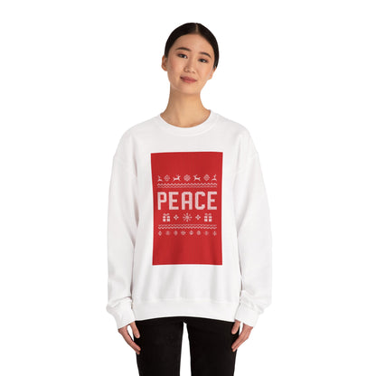 Peace Holiday Crewneck Sweatshirt