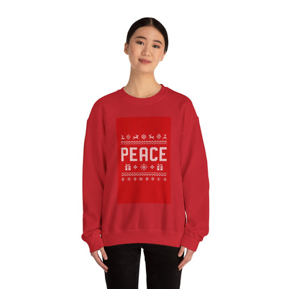Peace Holiday Crewneck Sweatshirt