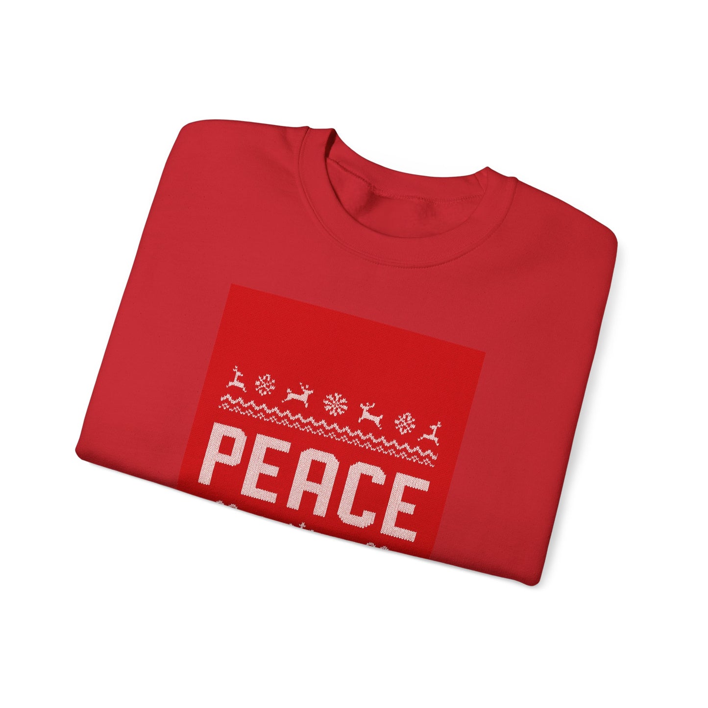 Peace Holiday Crewneck Sweatshirt