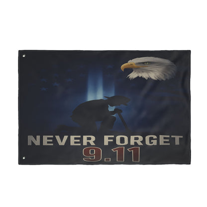 9/11 Tribute Flag Collection Firefighter Double-Sided Flag, Memorial Day Decoration, Veteran's Tribute, Home or Office Display, 9/11 Remembrance, USA Flag