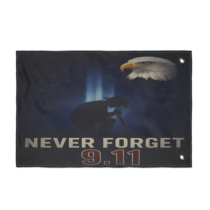 9/11 Tribute Flag Collection Firefighter Double-Sided Flag, Memorial Day Decoration, Veteran's Tribute, Home or Office Display, 9/11 Remembrance, USA Flag