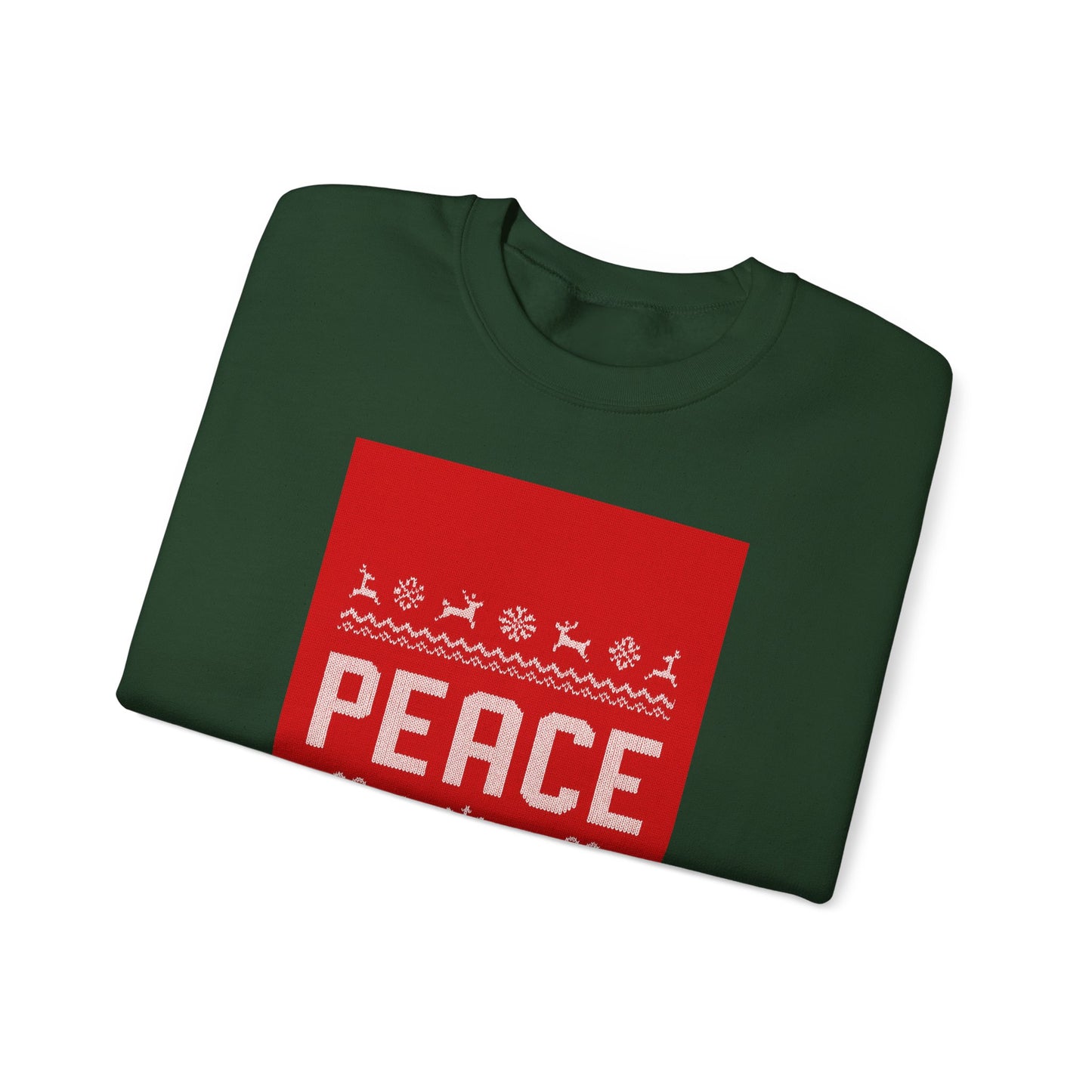 Peace Holiday Crewneck Sweatshirt
