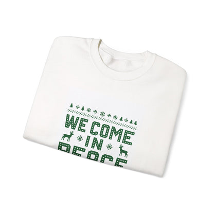 Holiday Unisex Crewneck Sweatshirt - 'We Come in Peace'
