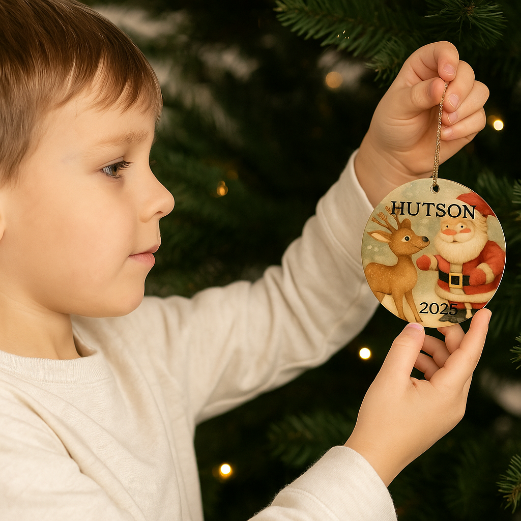 Ceramic Ornament, 4 Shapes