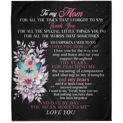 To My Mom | FLM Arctic Fleece Blanket