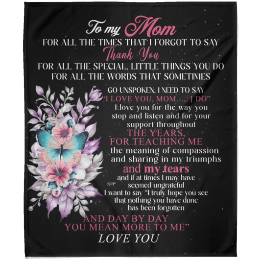 To My Mom | FLM Arctic Fleece Blanket