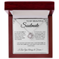 To My Beautiful Soulmate Love Knot Necklace Gift: Anniversary Gift For Her, Wife & Girlfriend
