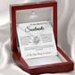 To My Beautiful Soulmate Love Knot Necklace Gift: Anniversary Gift For Her, Wife & Girlfriend