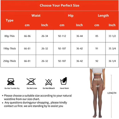 WinterSlim™ Shaping Thermal Tights (2-Pair Pack)